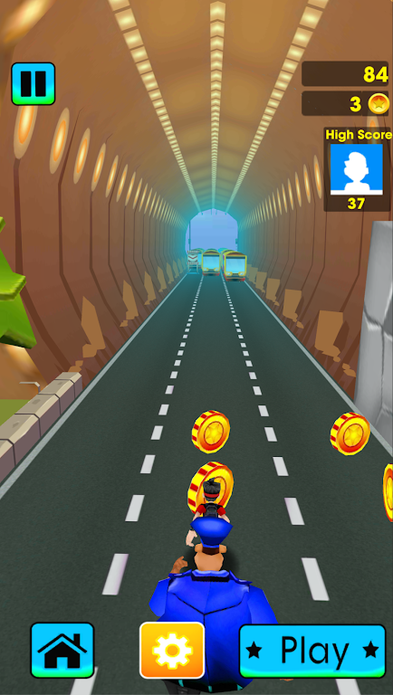 Subway Gold Boy Runner: Endles Mod  Screenshot 3