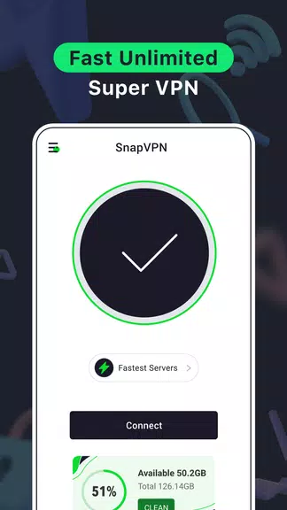 Snap VPN: Fast vpn for privacy  Screenshot 1