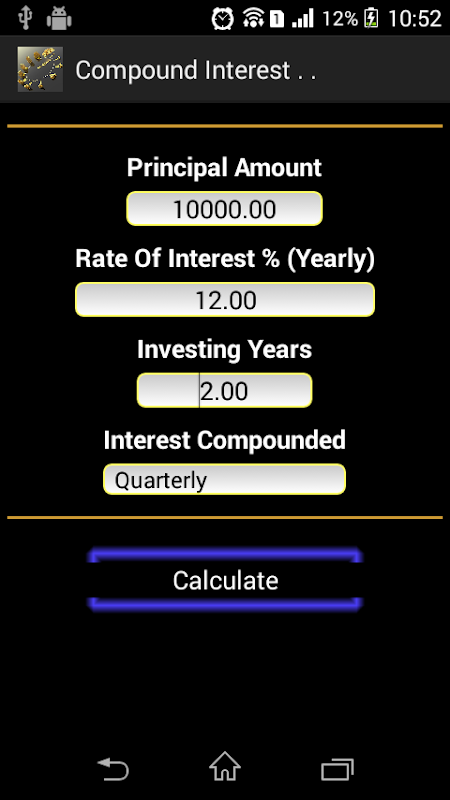 Interest Calculater  Screenshot 4