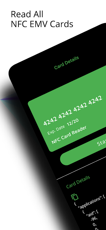 NFC Credit Card Reader  Screenshot 1