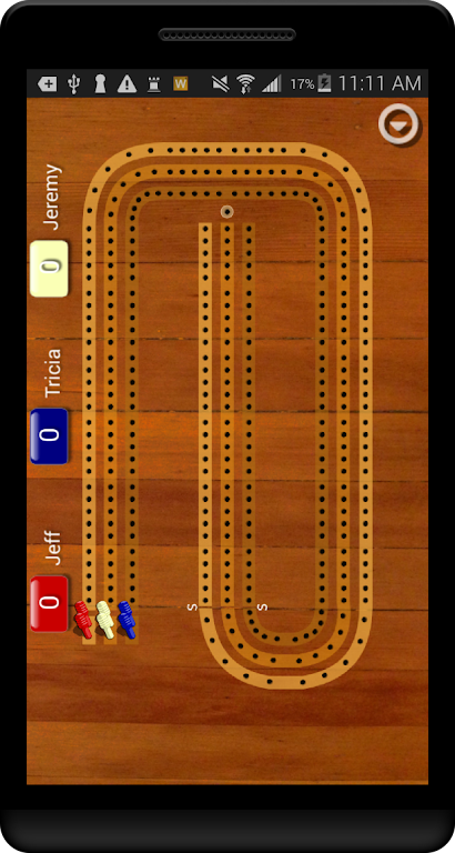 Cribbage Pegboard  Screenshot 1