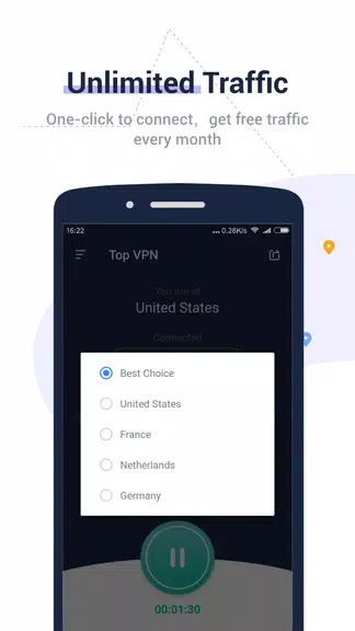 Top VPN - Secure, Private, Free Internet Unlimited  Screenshot 4