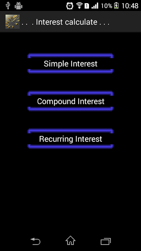 Interest Calculater  Screenshot 1