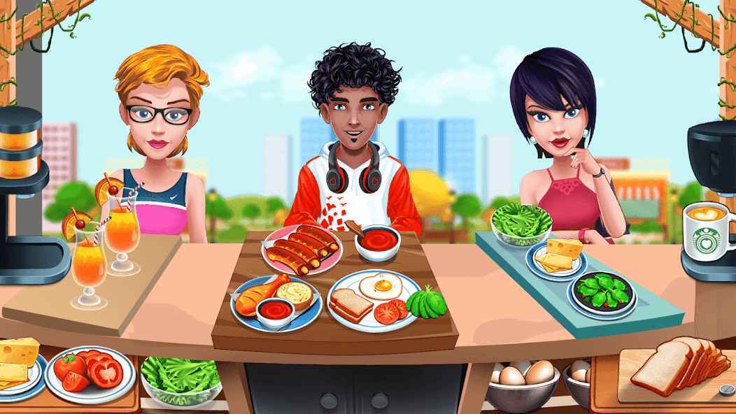 Cooking Cafe - Food Chef Mod  Screenshot 4