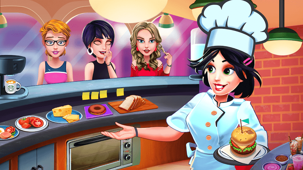 Cooking Cafe - Food Chef Mod  Screenshot 2