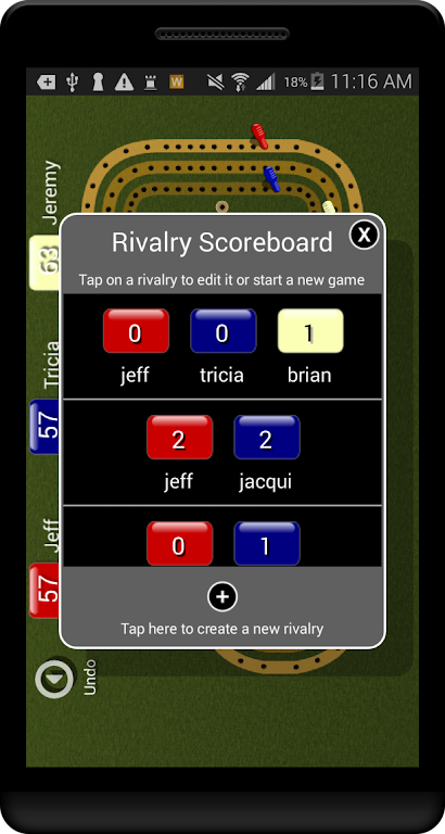 Cribbage Pegboard  Screenshot 4