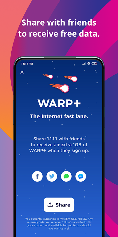 1.1.1.1 + WARP: Safer Internet Mod  Screenshot 4