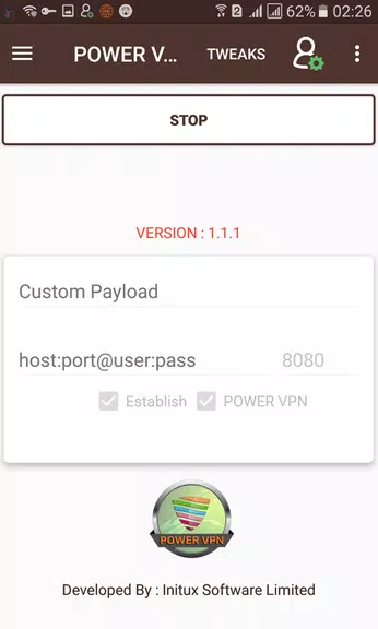 POWER VPN DNC  Screenshot 2