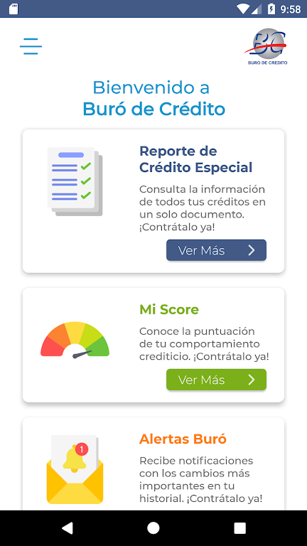 Buro de Crédito  Screenshot 1