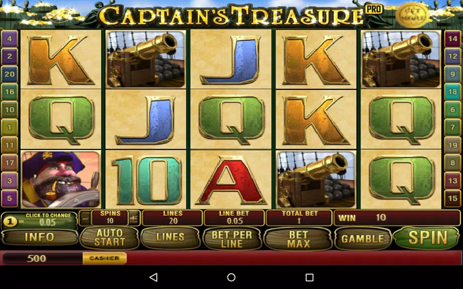 Captain's Treasure Slots - Seperti scr888  Screenshot 1