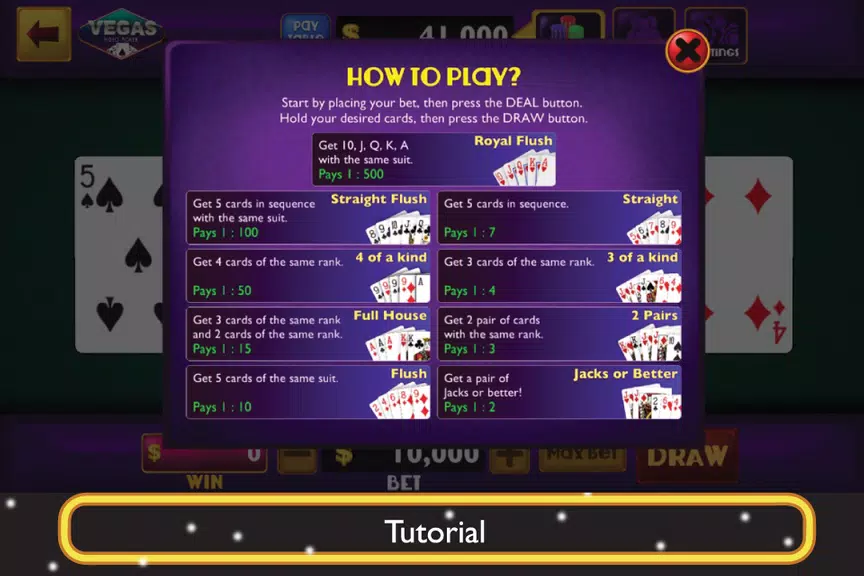 Vegas Online Video Poker  Screenshot 4