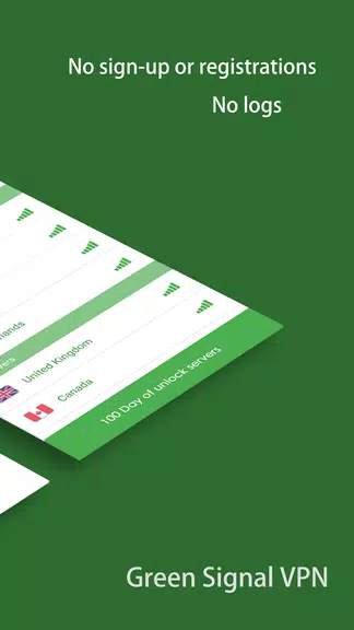 Green Signal VPN - A Fast, Unl  Screenshot 2