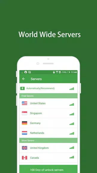 Green Signal VPN - A Fast, Unl  Screenshot 3