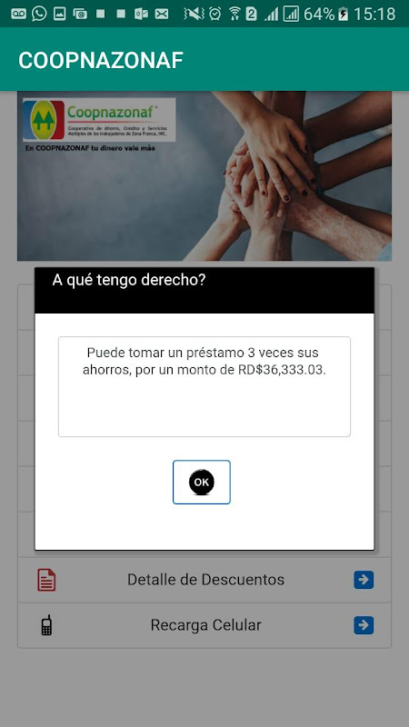 CoopnazonafMovil  Screenshot 2