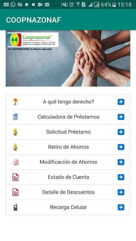 CoopnazonafMovil  Screenshot 1