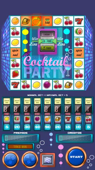 slot machine cocktail party  Screenshot 2