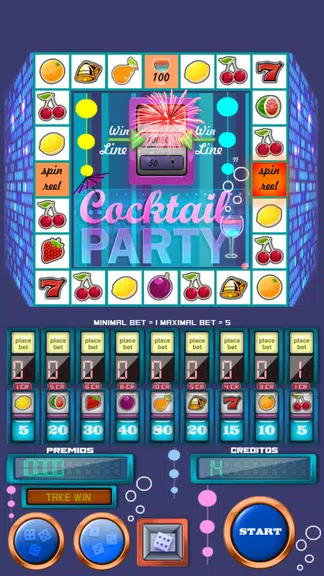 slot machine cocktail party  Screenshot 1