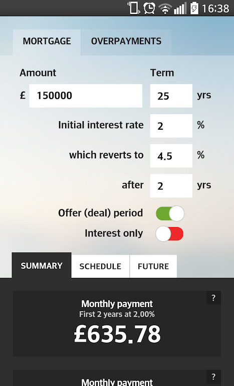 Mortgage Calculator UK  Screenshot 1