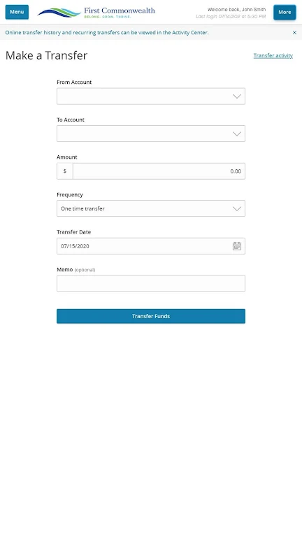 First Commonwealth FCU Mobile  Screenshot 4