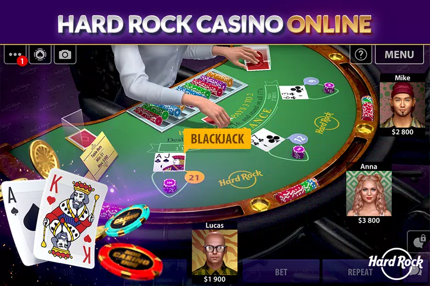 Hard Rock Blackjack & Casino  Screenshot 1