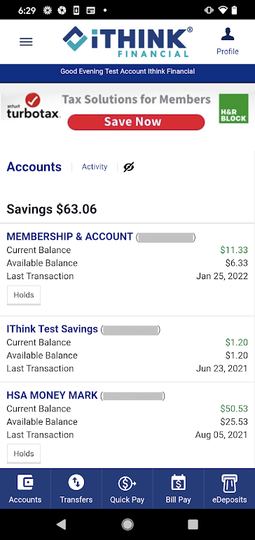 iTHINK Financial Mobile App  Screenshot 2