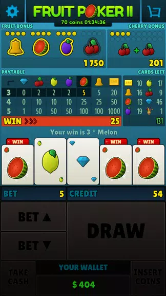 Fruit Poker II  Screenshot 3