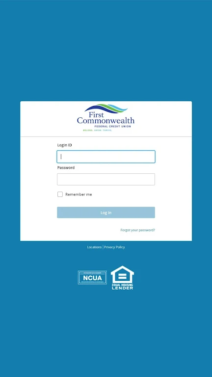 First Commonwealth FCU Mobile  Screenshot 1