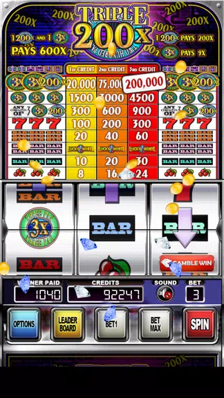 Triple 200x Pay Slot Machines  Screenshot 1