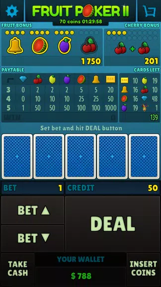 Fruit Poker II  Screenshot 1