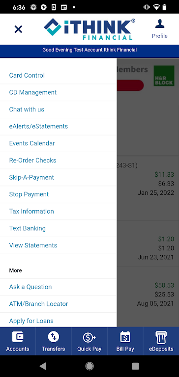 iTHINK Financial Mobile App  Screenshot 3