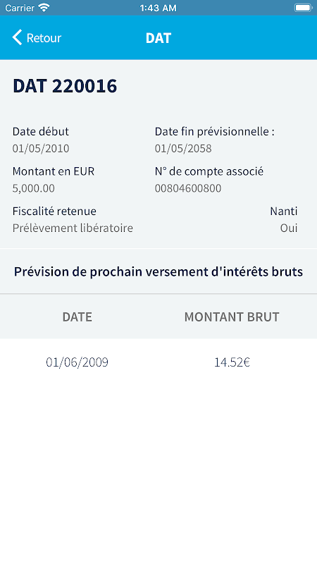 L'appli mobile MyBC  Screenshot 1