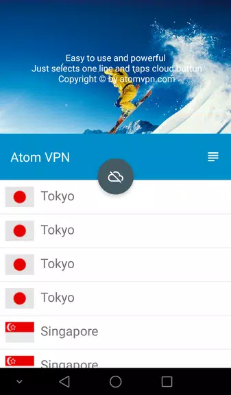 Atom VPN (100% free)  Screenshot 1