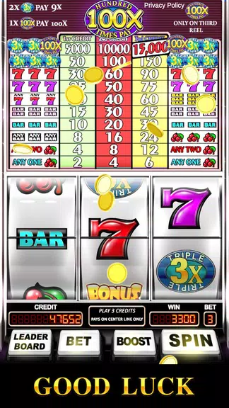 Slot Machine: Triple Hundred Times Pay Free Slot  Screenshot 4