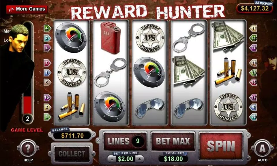 Reward Hunter Slot Machine  Screenshot 1