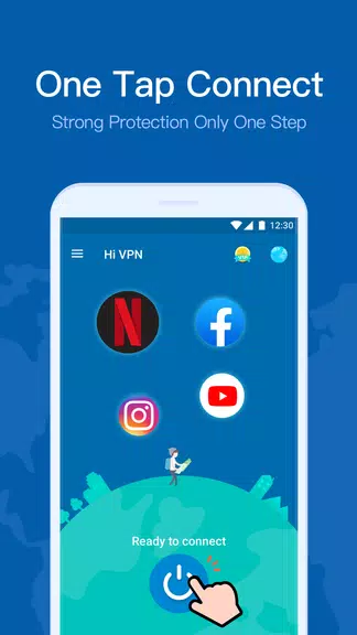 Hi VPN- Free VPN Proxy Server, Hotspot VPN Service  Screenshot 4