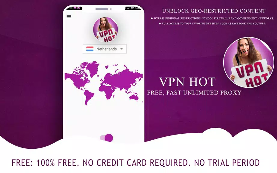 Free Hot VPN : VPN Hot Unblock Proxy 2019  Screenshot 4