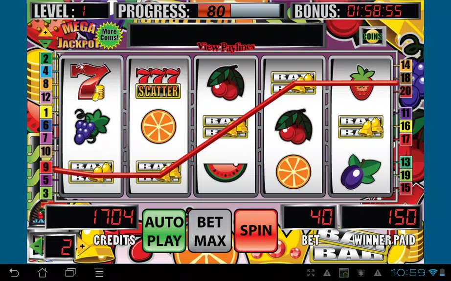 Mega Jackpot Slot Machine  Screenshot 1