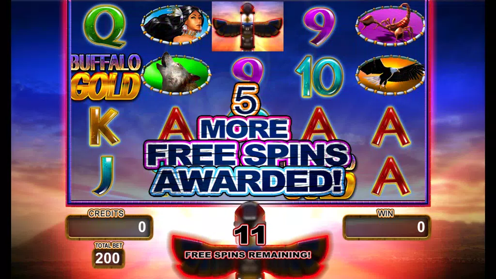 Buffalo Gold Slot Machine FREE  Screenshot 3