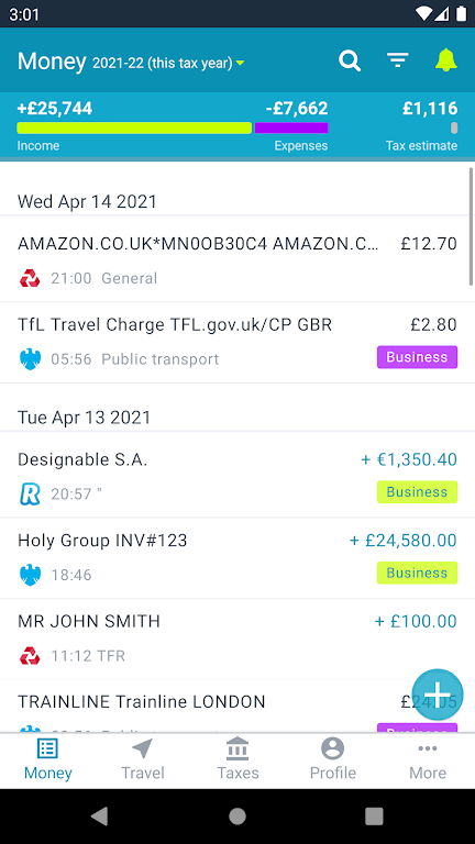 untied - UK's personal tax app  Screenshot 1