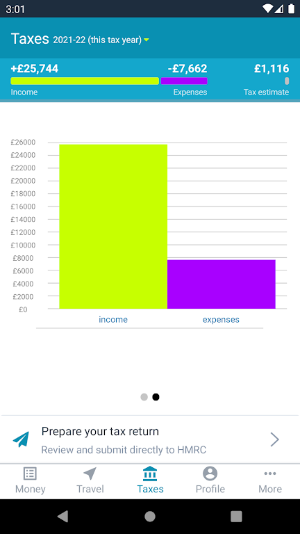 untied - UK's personal tax app  Screenshot 3