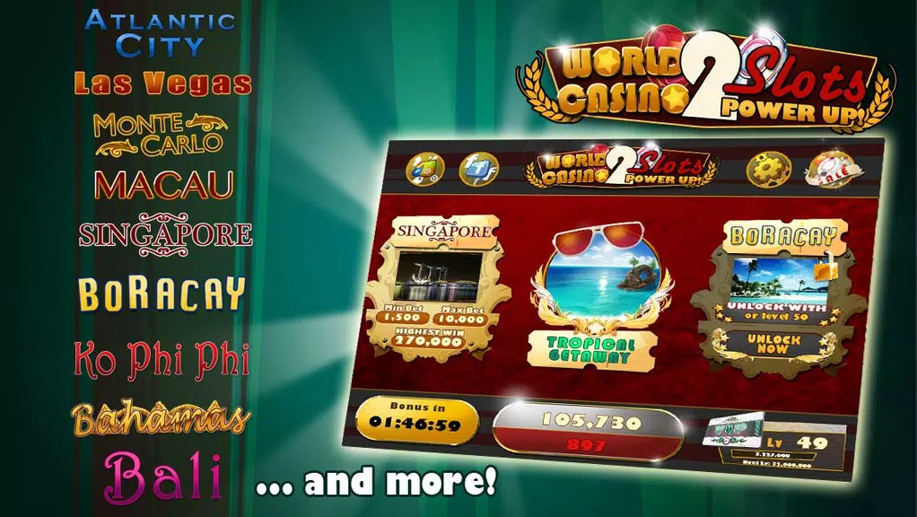 Slots Power Up 2 World Casino  Screenshot 1