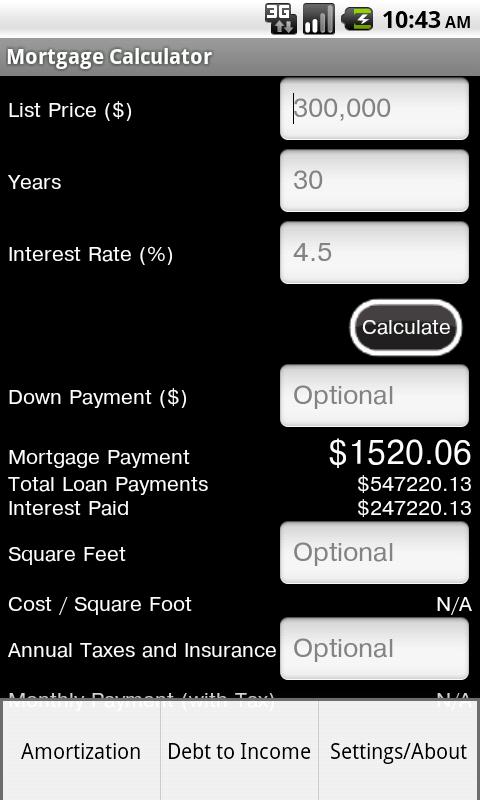 Mortgage Calculator Free  Screenshot 2