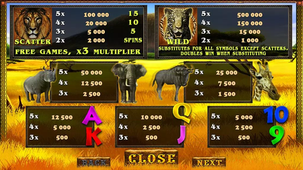 Safari - slot  Screenshot 2