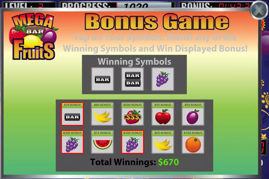 Mega Fruits Slot Machine  Screenshot 3