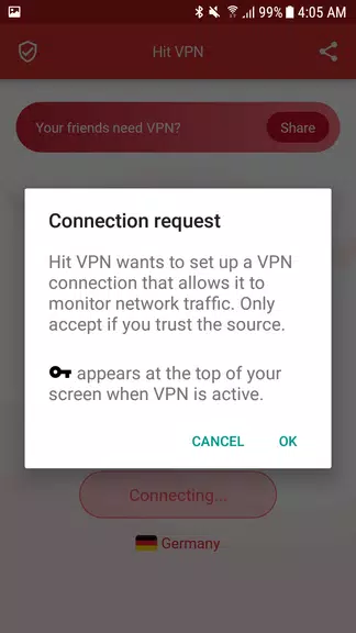 فیلتر شکن پرسرعت و قوی برای اندروید رایگان Hit Vpn  Screenshot 3