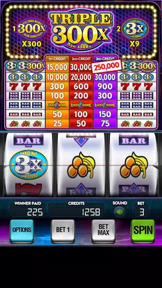 Triple 300x Vegas Slots  Screenshot 1