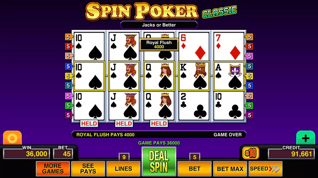 Spin Poker Pro™ - Video Slots  Screenshot 4