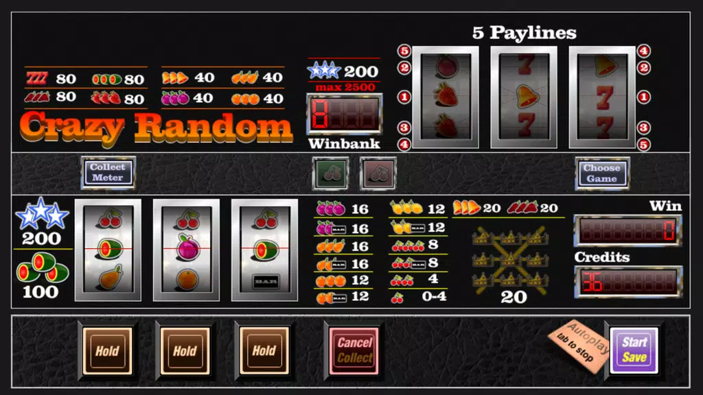 slot machine crazy random  Screenshot 2