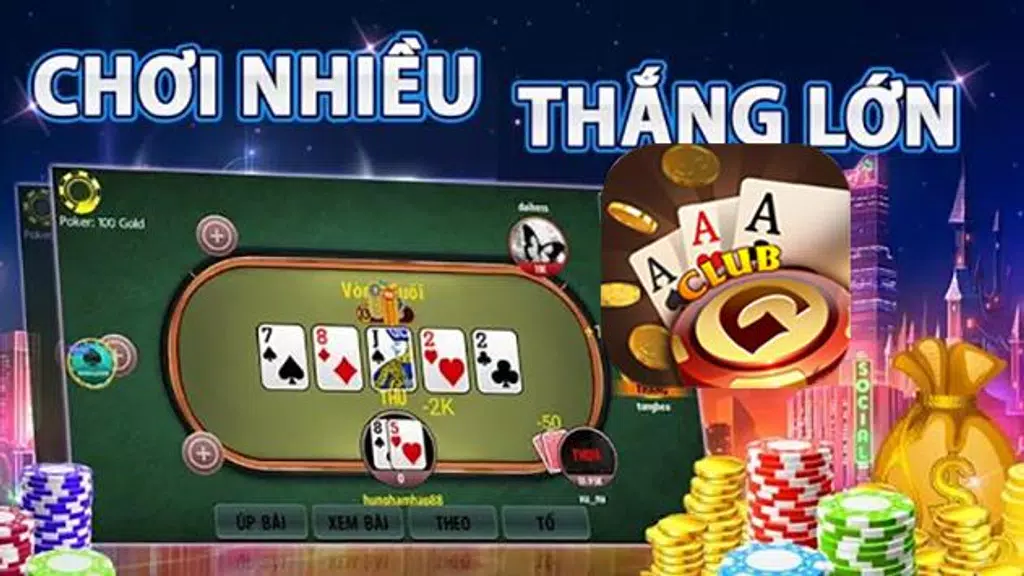 Game danh bai doi thuong - Tỷ Phú Club  Screenshot 1