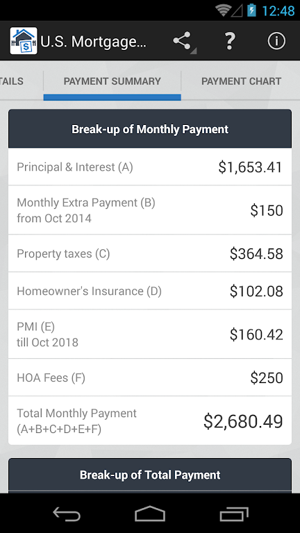 U.S. Mortgage Calculator  Screenshot 3